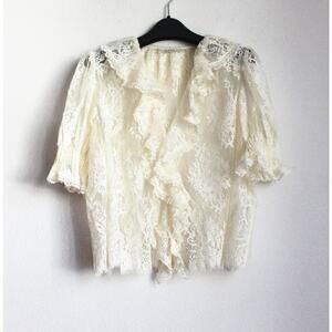 Doen Cream Lace Blouse